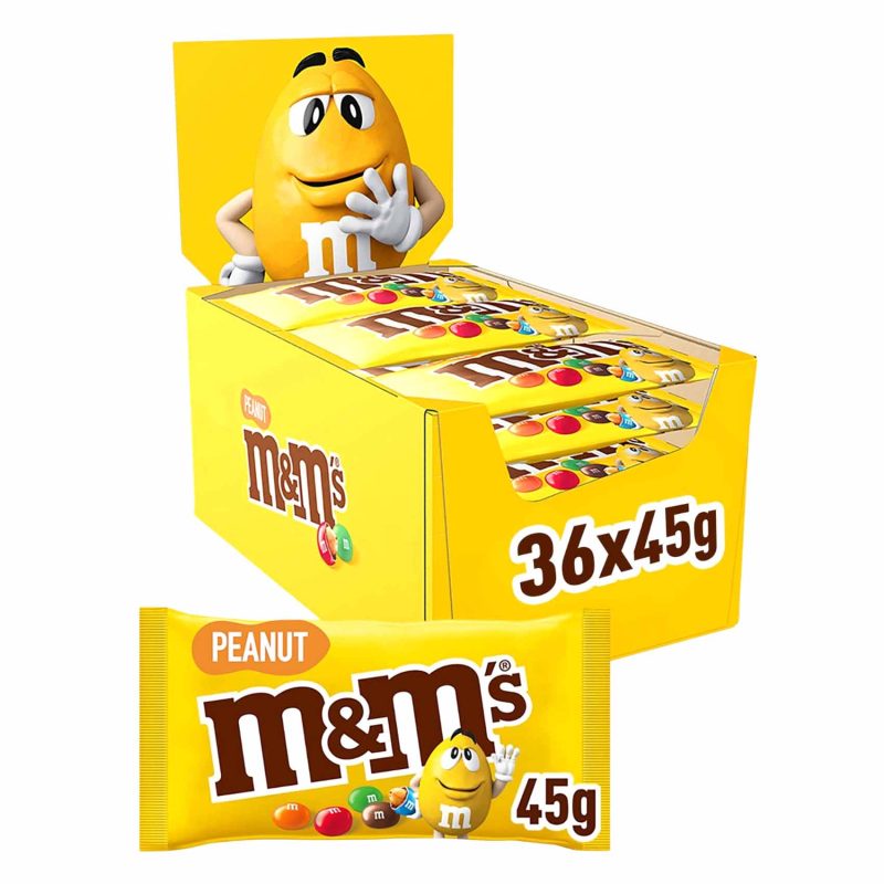 868038_main M&Ms Peanut Chocolate - 45g x 24 (English)