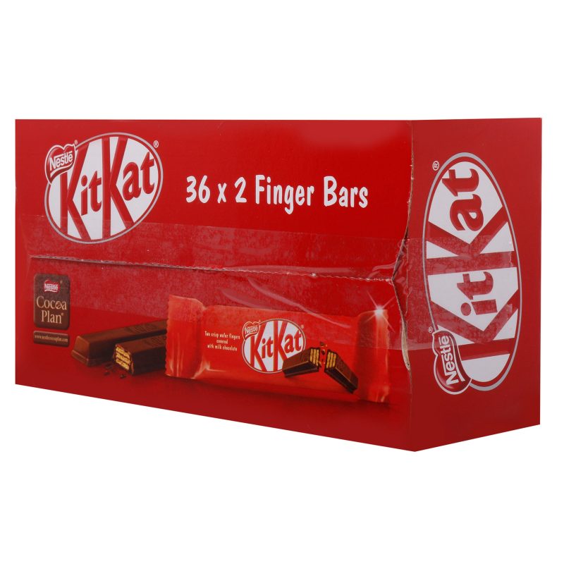 Kitkat 2 Finger Chocolate Bar - 20.7g x 36 (English)