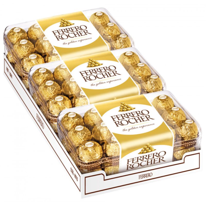 ferrero-rocher-t30-3-estuches-de-30-bombones Ferrero Rocher T30 375g (Bundle of 3)
